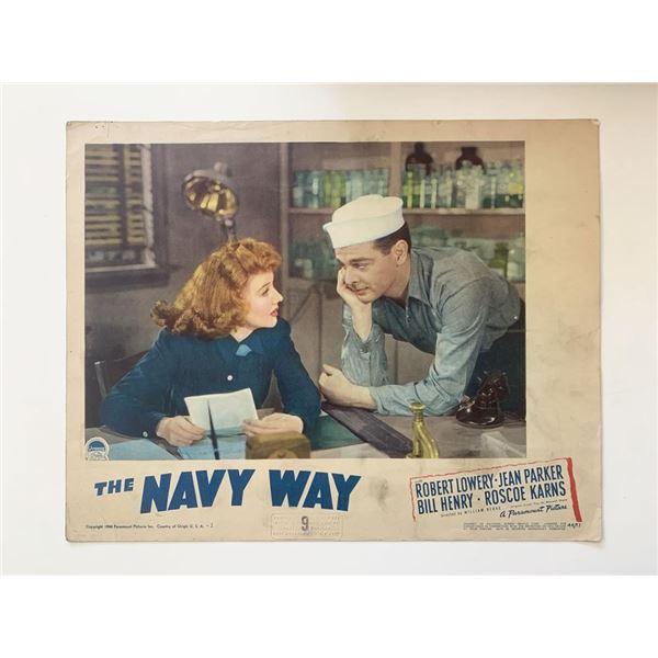 The Navy Way original 1954 vintage lobby card
