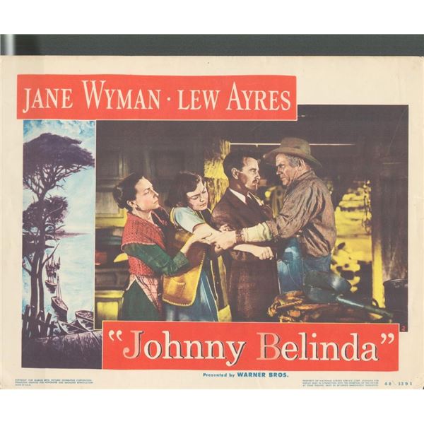 Johnny Belinda 1948 original vintage lobby card