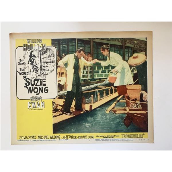 The World of Suzie Wong original 1965R vintage lobby card
