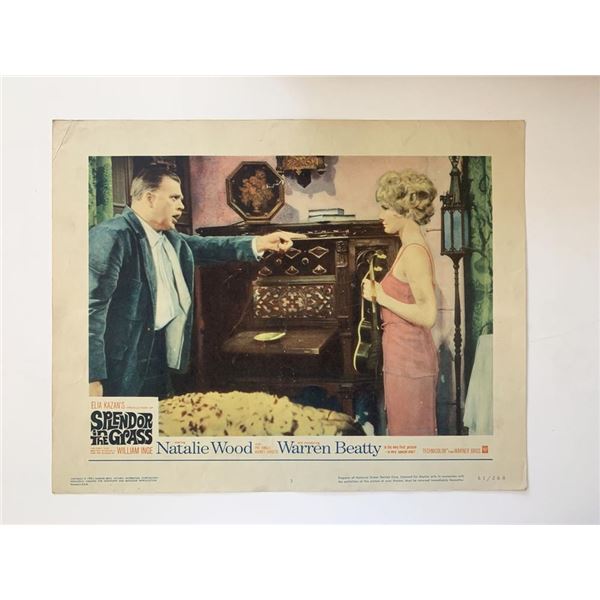 Splendor in the Grass original 1961 vintage lobby card