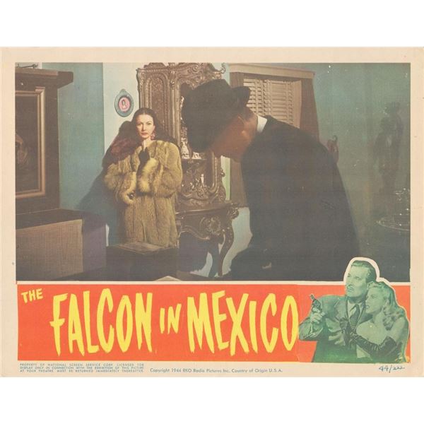 The Falcon in Mexico  1944 original vintage lobby card