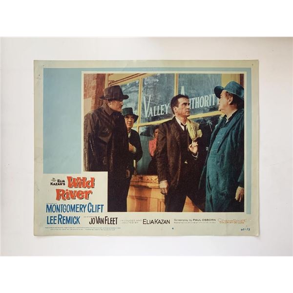 Wild River original 1960 vintage lobby card