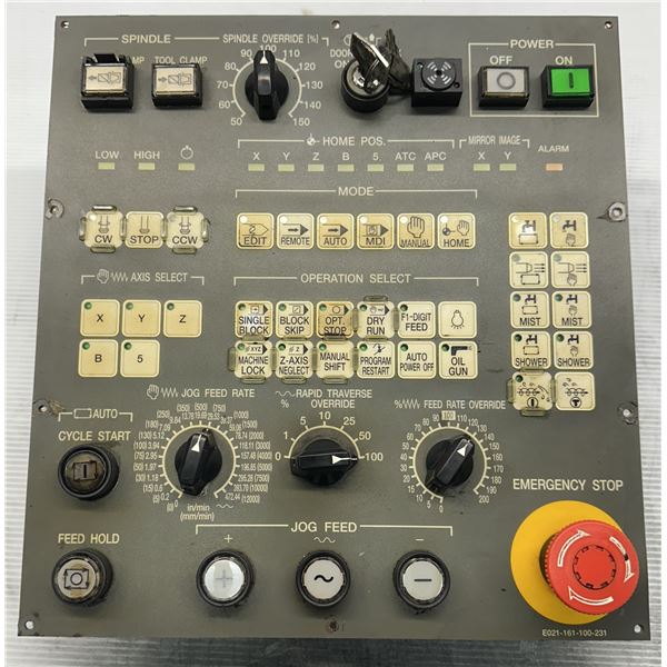 Fanuc/Okuma #A20B-2002-0470/03A / #E021-161-100-231 Operator Panel