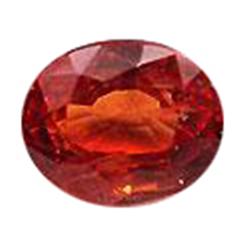 3.7mm Dazzling Oval Orange Sapphire Natural Songea (GMR-0942)