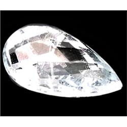 1.52ct Unheated Light Blue Aquamarine Briolette (GEM-18790)