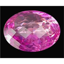 36.65ct s.Lovely Fancy Oval Sweet Pink Topaz (GEM-16018)