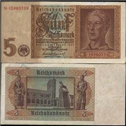 1942 Germany 2 Mark Note Hi Grade (CUR-05737)