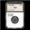 Image 3 : 1967 Washington 25c SMS Quarter Coin Graded MS68 CAM (COI-5365)