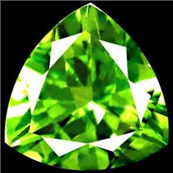 2.24ct  Rare Green Peridot  Cut Trillion  VVS (GEM-19268)