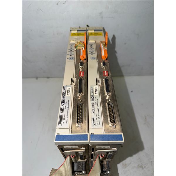 (2) NUM #MDLU1014Q00 Servo Drives