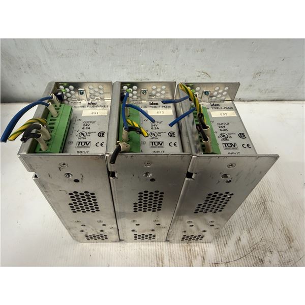 (3) Idec #PS3E-F-PK518 Power Supplies