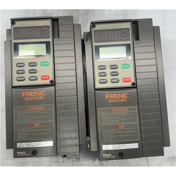 (2) Fuji #FRN1.5G9S-20H Inverters