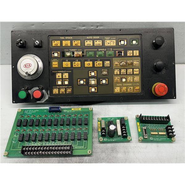 Lot of (4) Hyundai KIA Operator Panel & Circuit Boards