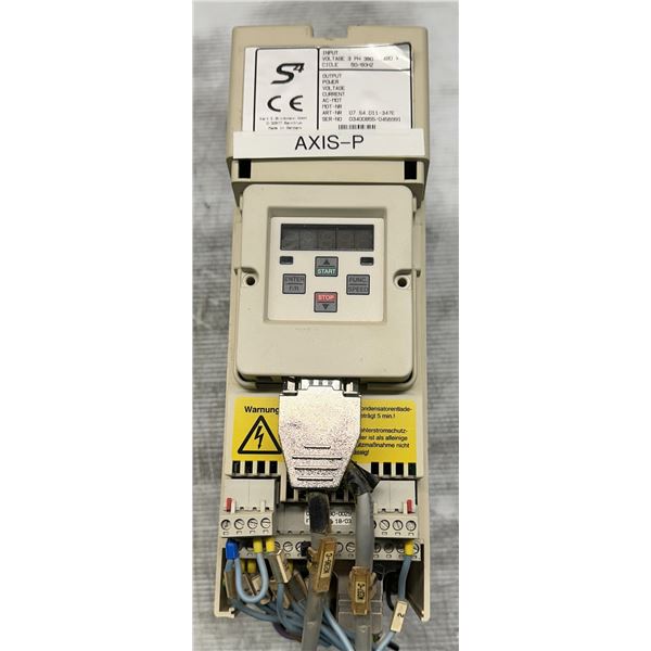 Keb #07.S4.D11-347E Combivert Frequency Inverter Drive w/#10.E4.T60-1001 HF-Filter