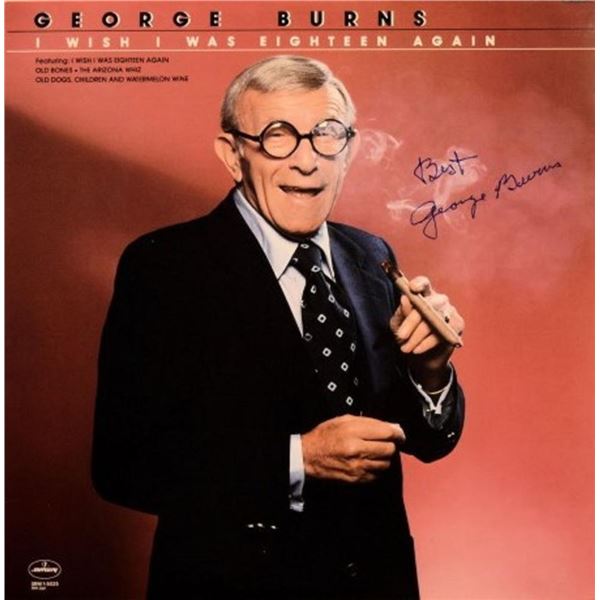 George Burns signed I Wish I Was Eighteen Again album