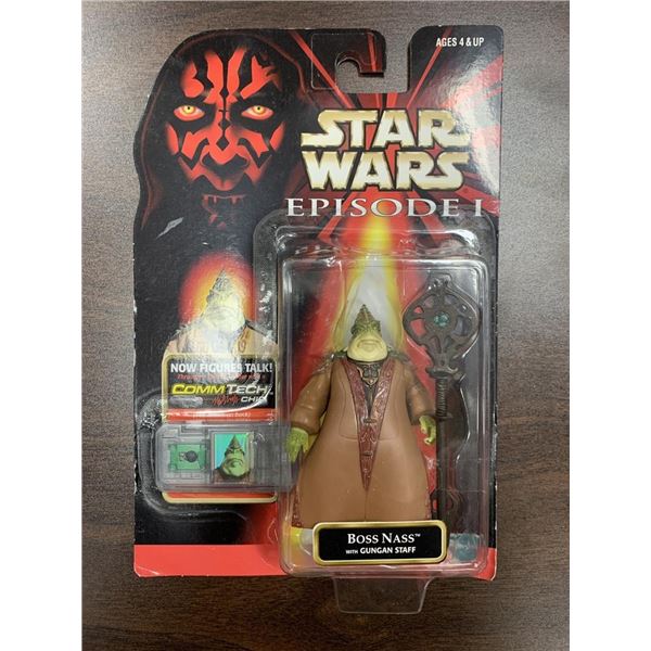 Star Wars unsigned Boss Nass action figure