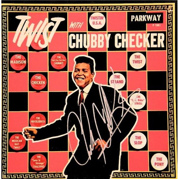 Chubby Checker Your Twist Party With The King Of Twist signed album