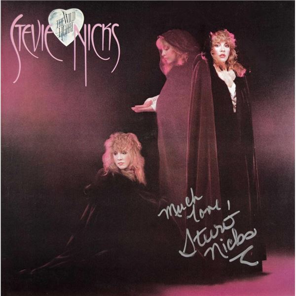 Fletwood Macs Stevie Nicks signed The Wild Heart album