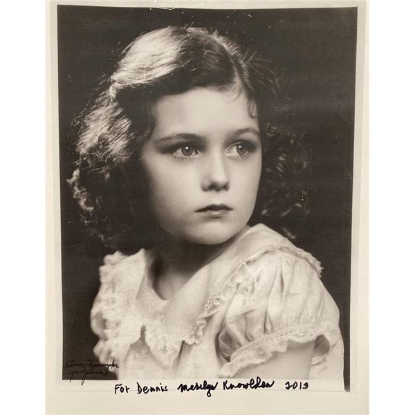 Les Miserable Child Star Marilyn Knowlden signed photo