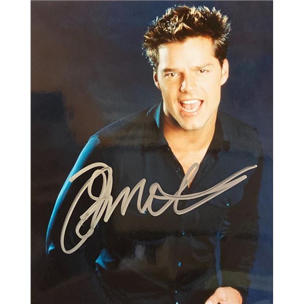 Pop Sensation Ricky Martin signed photo