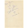 Image 1 : John Lennon signed note. GFA Authenticated