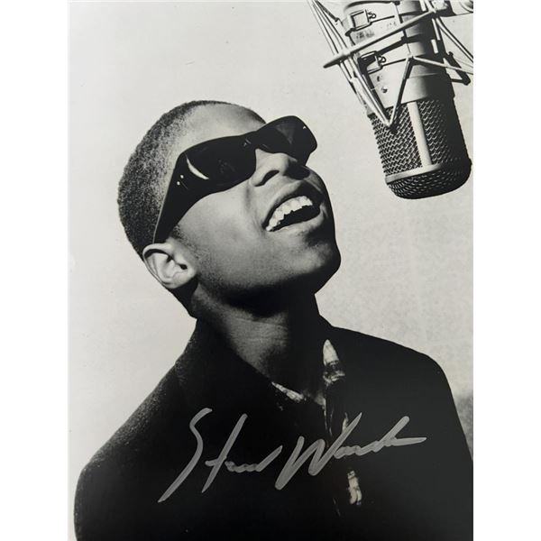Stevie Wonder Signed Photo