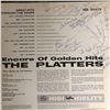 Image 2 : The Platters â€Žsigned Encore Of Golden Hits album cover