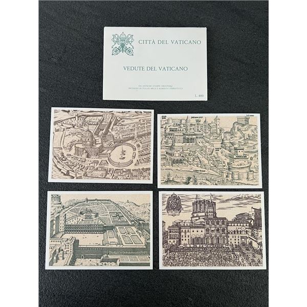City of the Vatican set of 4 cards