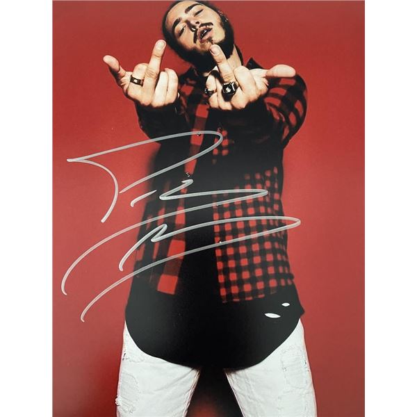 Post Malone signed photo