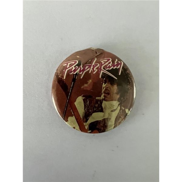 Purple Rain Prince Vintage Button Pin