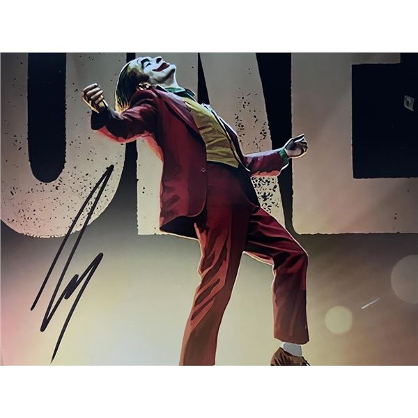 Joker Joaquin Phoenix signed photo
