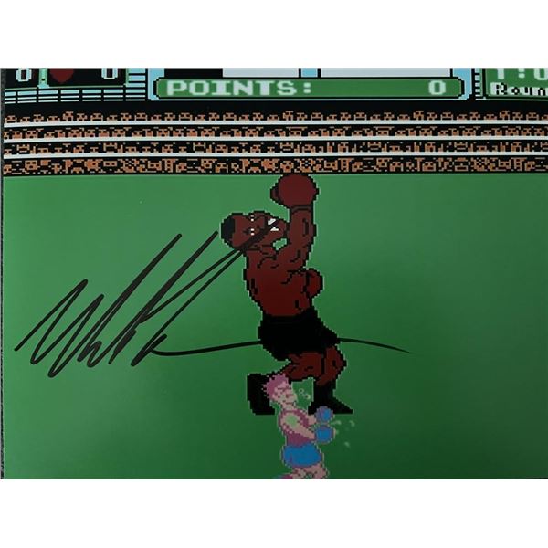 Mike Tyson signed photo