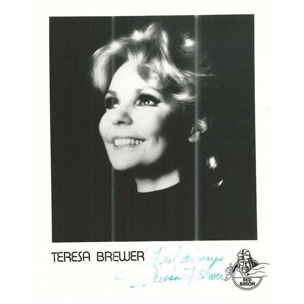 Dick Clark's Good Ole DaysTeresa Brewer signed photo