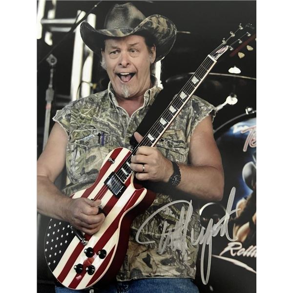 Ted Nugent signed photo