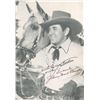 Image 1 : Billy The Kid Johnny Mack Brown signed movie photo