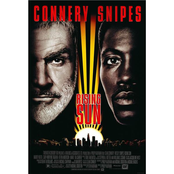 Rising Sun 1993 original double-sided movie poster