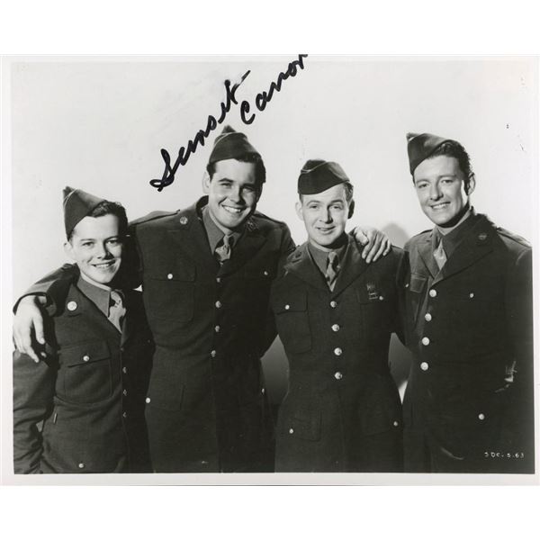 Billy The Kid Sunset Carson and Peggy Stewart signed movie still photo