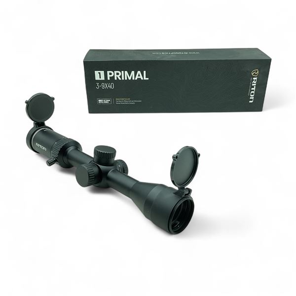 Riton 1 Primal 3 - 9X 40 mm SFP Rifle Scope with RHR Reticle