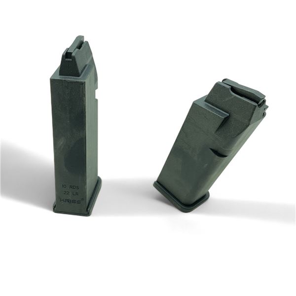 Kriss Vector .22 LR, 10 Round Polymer Magazine X 2 Qty