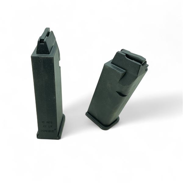 Kriss Vector .22 LR, 10 Round Polymer Magazine X 2 Qty