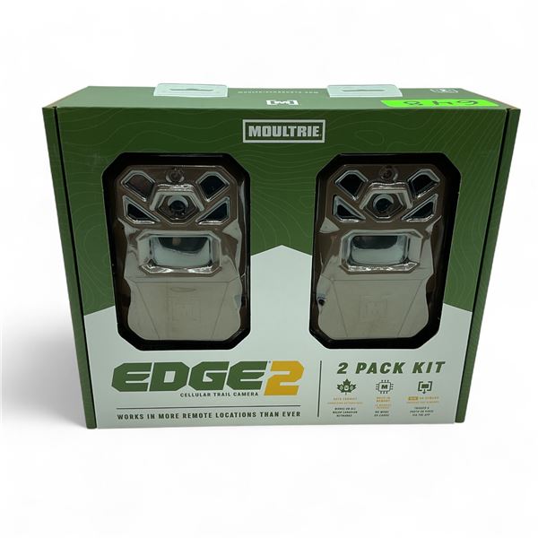 Moultrie Edge 2 Cellular Trail Camera with 36 MP Pack of 2