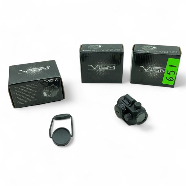 VISM Micro Green Dot with Integrated Red Laser X 3