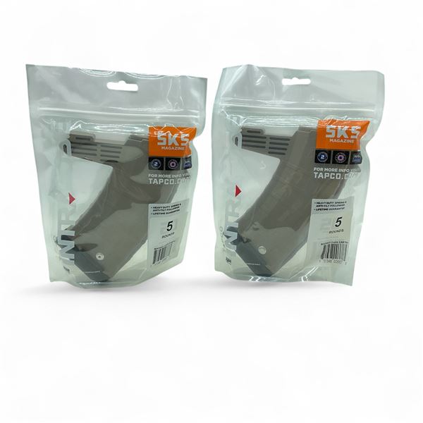 Tapco Intrafuse SKS 7.62 X 39 mm Rifle Magazine Pinned to 5 Rounds X 2