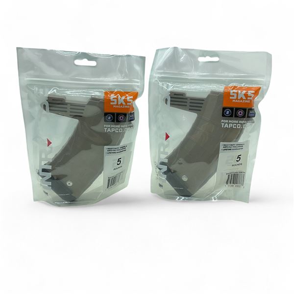 Tapco Intrafuse SKS 7.62 X 39 mm Rifle Magazine Pinned to 5 Rounds X 2
