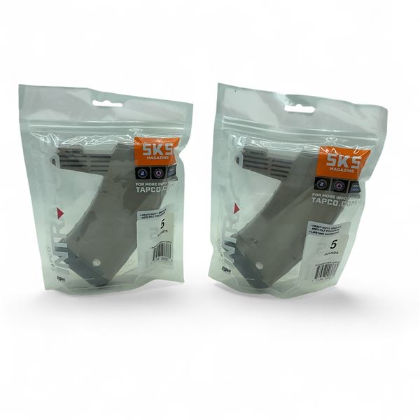 Tapco Intrafuse SKS 7.62 X 39 mm Rifle Magazine Pinned to 5 Rounds X 2