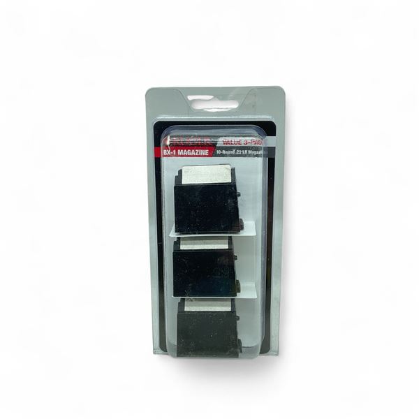 Ruger Value Pack BX-1 22 LR 10 Round Box Magazine 3 Pack, New