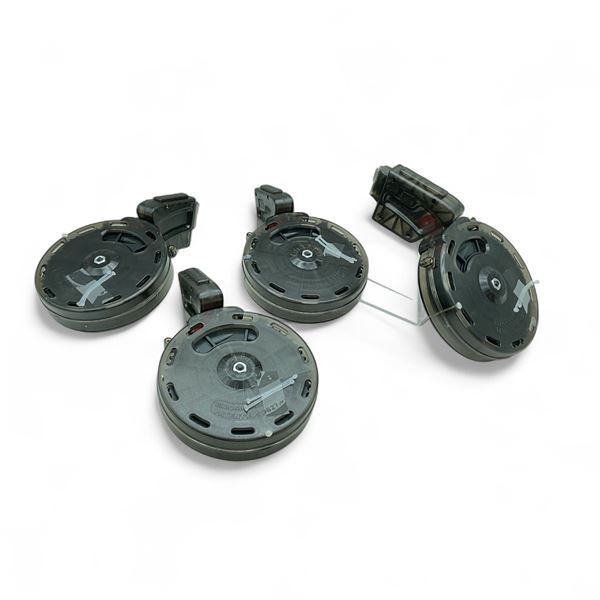 Black Dog Machine Puma AR-22 22 LR Conversion Drum Magazine Pinned to 10 Rounds X 4 Qty