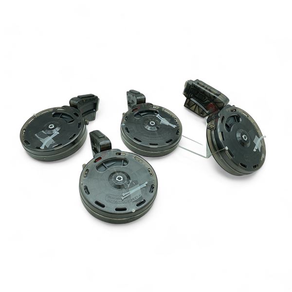 Black Dog Machine Puma AR-22 22 LR Conversion Drum Magazine Pinned to 10 Rounds X 5 Qty