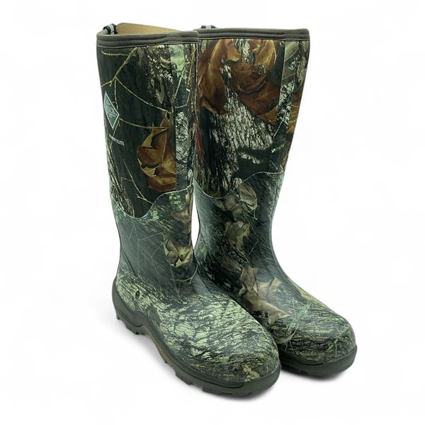 Muck Woody Elite Stealth Premium Hunting Boots, Men's Size 13 in New Mossy Oak Break Up