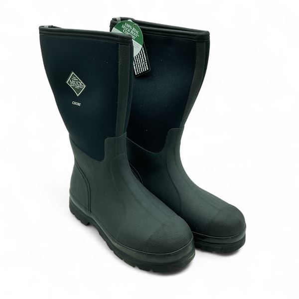 Muck Chore All Conditions Work Boots Men's Size 13 in Black